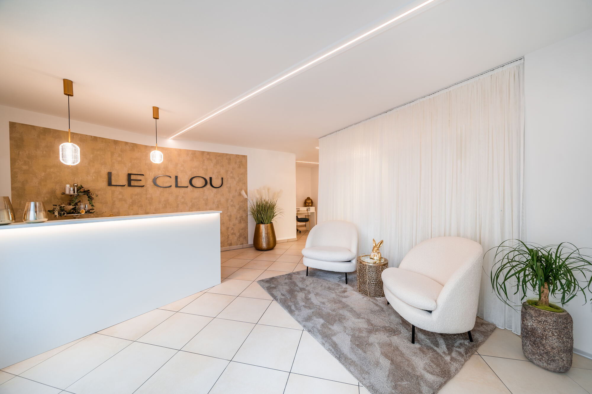 Empfangsbereich des Le Clou